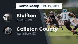 Recap: Bluffton  vs. Colleton County  2018