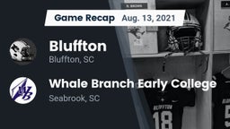 Recap: Bluffton  vs. Whale Branch Early College  2021