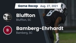 Recap: Bluffton  vs. Bamberg-Ehrhardt  2021