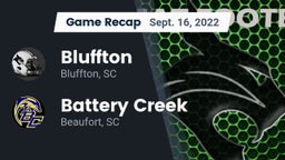 Recap: Bluffton  vs. Battery Creek  2022