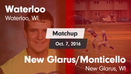Matchup: Waterloo vs. New Glarus/Monticello  2016