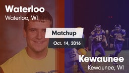 Matchup: Waterloo vs. Kewaunee  2016