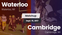 Matchup: Waterloo vs. Cambridge  2017