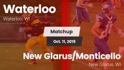 Matchup: Waterloo vs. New Glarus/Monticello  2019