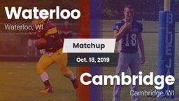 Matchup: Waterloo vs. Cambridge  2019