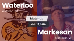 Matchup: Waterloo vs. Markesan  2020