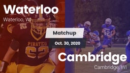 Matchup: Waterloo vs. Cambridge  2020