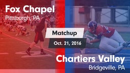 Matchup: Fox Chapel vs. Chartiers Valley  2016