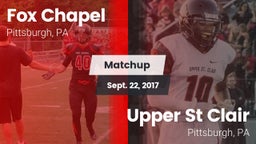 Matchup: Fox Chapel vs. Upper St Clair 2017