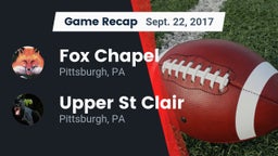 Recap: Fox Chapel  vs. Upper St Clair 2017