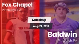 Matchup: Fox Chapel vs. Baldwin  2018