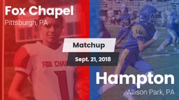 Matchup: Fox Chapel vs. Hampton  2018