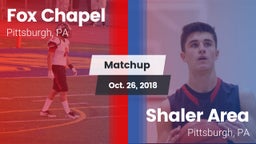 Matchup: Fox Chapel vs. Shaler Area  2018