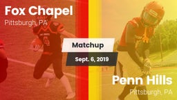 Matchup: Fox Chapel vs. Penn Hills  2019