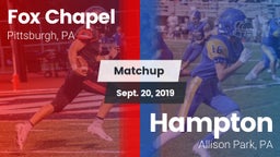 Matchup: Fox Chapel vs. Hampton  2019