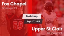 Matchup: Fox Chapel vs. Upper St Clair 2019