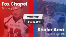 Matchup: Fox Chapel vs. Shaler Area  2019