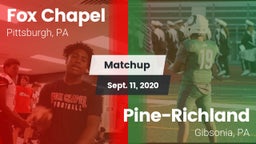 Matchup: Fox Chapel vs. Pine-Richland  2020