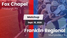 Matchup: Fox Chapel vs. Franklin Regional  2020