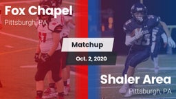 Matchup: Fox Chapel vs. Shaler Area  2020