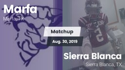 Matchup: Marfa vs. Sierra Blanca  2019