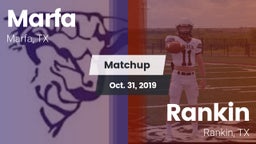 Matchup: Marfa vs. Rankin  2019