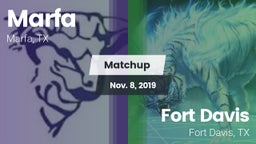 Matchup: Marfa vs. Fort Davis  2019