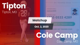 Matchup: Tipton vs. Cole Camp  2020