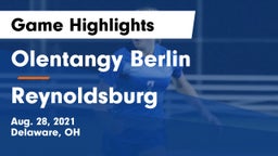 Olentangy Berlin  vs Reynoldsburg  Game Highlights - Aug. 28, 2021