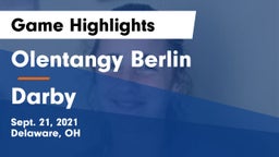 Olentangy Berlin  vs Darby  Game Highlights - Sept. 21, 2021