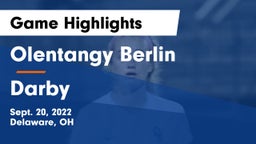 Olentangy Berlin  vs Darby  Game Highlights - Sept. 20, 2022