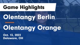 Olentangy Berlin  vs Olentangy Orange  Game Highlights - Oct. 13, 2022