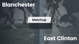 Matchup: Blanchester vs. East Clinton  2016