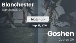Matchup: Blanchester vs. Goshen  2016
