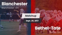 Matchup: Blanchester vs. Bethel-Tate  2017