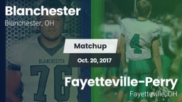 Matchup: Blanchester vs. Fayetteville-Perry  2017