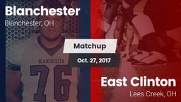 Matchup: Blanchester vs. East Clinton  2017