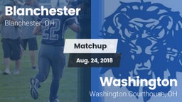 Matchup: Blanchester vs. Washington  2018