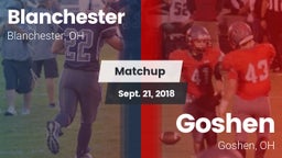 Matchup: Blanchester vs. Goshen  2018
