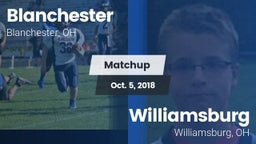 Matchup: Blanchester vs. Williamsburg  2018