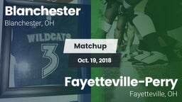 Matchup: Blanchester vs. Fayetteville-Perry  2018