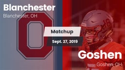 Matchup: Blanchester vs. Goshen  2019