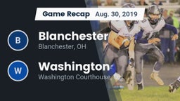 Recap: Blanchester  vs. Washington  2019