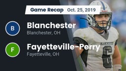 Recap: Blanchester  vs. Fayetteville-Perry  2019