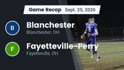 Recap: Blanchester  vs. Fayetteville-Perry  2020