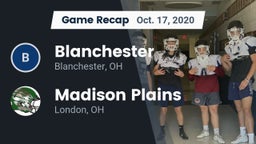 Recap: Blanchester  vs. Madison Plains  2020