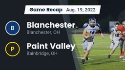 Recap: Blanchester  vs. Paint Valley  2022