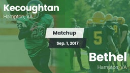 Matchup: Kecoughtan vs. Bethel  2017