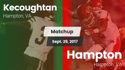 Matchup: Kecoughtan vs. Hampton  2017