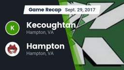 Recap: Kecoughtan  vs. Hampton  2017